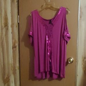 Seven Luxe sequin top